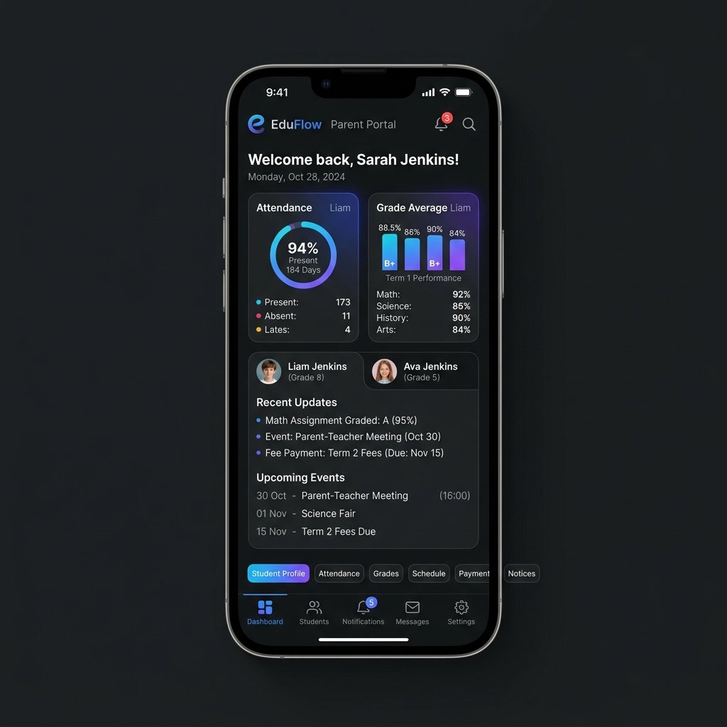 SBM ERP Mobile Responsive Screenshot